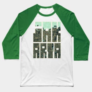 Jakarta, Indonesia City Map Typography - Summer Baseball T-Shirt